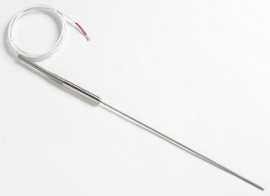 Fluke 5618B-12-S Small-Diameter Industrial RTD with spade lugs, 12&quot;-