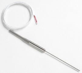 Fluke 5618B-6-G Small-Diameter Industrial RTD with gold pins, 6"-