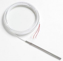 Fluke 5623B-6-B Precision RTD Freezer Probe with Bare Wire, 6 x 0.25in, -100 to 156&amp;deg;C-