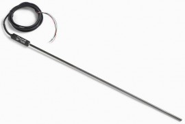 Fluke 5626-20-M Secondary Standard Platinum Resistance Thermometer (PRT) with Mini Banana Plugs, 20in, 100&amp;Omega;-