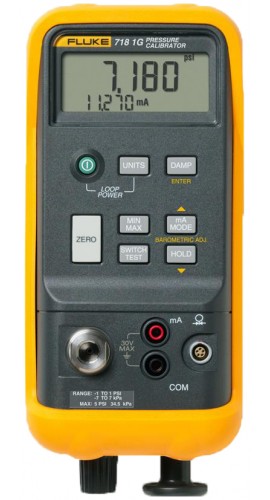 Fluke 718-1G Pressure Calibrator, -1 to 1 PSI-