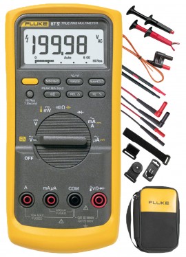 Fluke 87V/E2 Industrial Electrician Combo Kit-