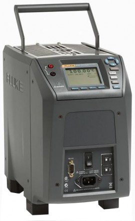 Fluke 9143-B-P-156 Field Metrology Well with B Insert (Model 9143-INSB) and Process Electronics, 91 to 662&amp;deg;F-