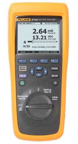 Fluke BT520ANG Battery Analyzer with angled test probes-