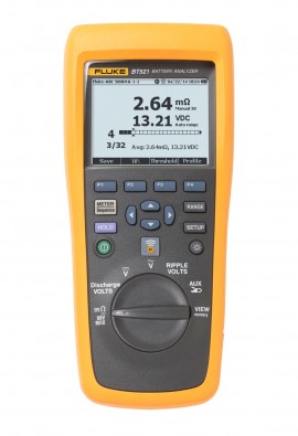 Fluke BT521ANG Advanced Battery Analyzer with angled test probes-