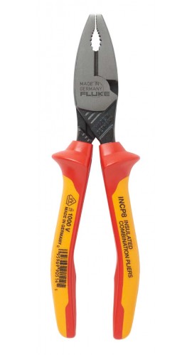 Fluke INCP8 Insulated Heavy Duty Linesman Combination Pliers, 1000 V-