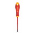 Fluke ISLS5 Insulated Slotted Screwdriver, 0.16 x 4&quot;, 1000 V-