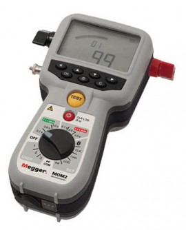 Megger MOM2 Micro Ohmmeter, 240A, W/Separate Leads 5m &amp; Win Software-