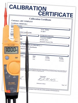 Fluke T5-1000-NIST 1000V Electrical Tester,-