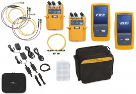 Fluke Networks CFM-100S CertiFiber Max Single-Mode OLTS with two Versiv 2 mains, Wi-Fi, pinned MPO 12-