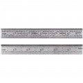 Fowler 52-340-006-0 Rigid Rule, 6", 5r graduation-