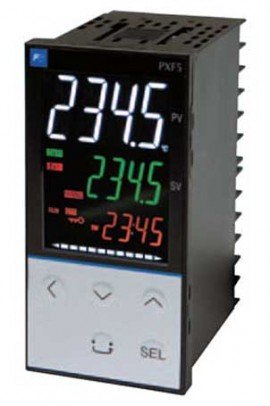 Fuji PXF5ACY2-FVMA1 PXF5 Digital Temperature Controller, 2 Point Alarm, 1/8 DIN-