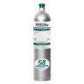 Gas Clip SGC-H2S-58 H&amp;#8322;S Calibration Gas Cylinder, 25 ppm H&amp;#8322;S/N&amp;#8322;, 15.32 Gal-