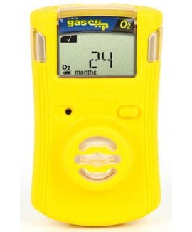 Gas Clip SGC-O Single-Gas Detector, O&lt;sub&gt;2&lt;/sub&gt;, 0 to 30% by volume-
