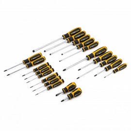 GearWrench 80066H Phillips/Slotted/Torx Dual Material Screwdriver Set, 20-piece-