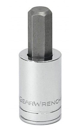 GearWrench 80155 &amp;frac14;&amp;quot; Drive Hex Bit SAE Socket, &amp;frac18;&amp;quot;-