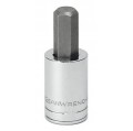 GearWrench 80155 &amp;frac14;&amp;quot; Drive Hex Bit SAE Socket, &amp;frac18;&amp;quot;-