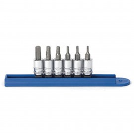 GearWrench 80321 Hex Bit Socket Set, Metric, ¼" Drive-