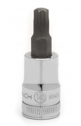 GearWrench 80451 &amp;frac38;&amp;quot; Drive Torx Bit Socket, T40, alloy steel-
