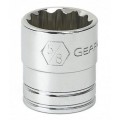 GearWrench 80498 &amp;frac38;&amp;quot; Drive 12-Point Standard SAE Socket, &amp;frac38;&amp;quot;-