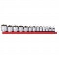 GearWrench 80553 Socket Set, 3/8" Drive, 13-piece SAE-