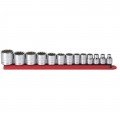 GearWrench 80561 12-Point SAE Socket Set, 3/8" Drive, 13-piece-