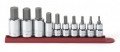GearWrench 80579 &amp;frac38;&amp;quot; and &amp;frac12;&amp;quot; Drive Hex Bit SAE Socket Set, 10-piece-