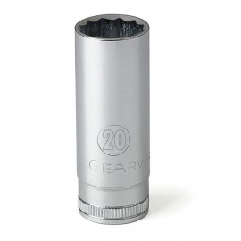 GearWrench 80714D &amp;frac12;&amp;quot; Drive 12 Point Deep SAE Socket, 7/16&amp;quot;-