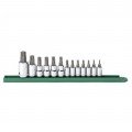 GearWrench 80723 Torx Press Fit Bit Set, 13-Piece, ¼", 3/8", ½"-