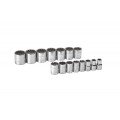 GearWrench 80731 &amp;frac12;&amp;quot; Drive 12 Point Standard SAE Socket Set, 15 pieces-