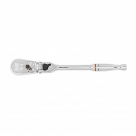 GearWrench 81015T &amp;frac14;&amp;quot; Drive 90 Tooth Locking Flex Head Teardrop Ratchet, 7&amp;quot;-