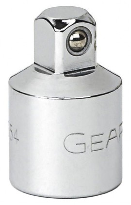Gearwrench 81127 Socket Drive Adapter For 0.25" Drive Sockets, 0.25" F x 0.4" M, alloy steel-