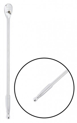 GearWrench 81269XP 120XP Extra-Long Handle Teardrop Ratchet, 0.375&amp;quot; Drive, 18&amp;quot;-