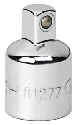 Gearwrench 81277 Socket Drive Adapter For 0.4" Drive Sockets, 0.4" F x 0.25" M, alloy steel-