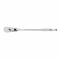 GearWrench 81362T &amp;frac12;&amp;quot; Drive 90 Tooth Locking Flex Head Teardrop Ratchet, 17&amp;quot;-