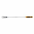 GearWrench 81372T &amp;frac12;&amp;quot; Drive 90 Tooth Dual Material Locking Flex Head Teardrop Ratchet, 24&amp;quot;-