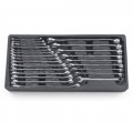 GearWrench 81900 Combination Wrench Set, 24-Piece, 12-Point SAE/Metric Long Pattern-