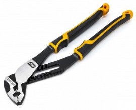 Gearwrench 82172C Pitbull K9 V-Jaw Dual Material Tongue &amp; Groove Pliers, 10&amp;quot;-