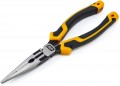 Gearwrench 82177-06 Pitbull Dual Material Long Nose Pliers, 8&amp;quot;.-