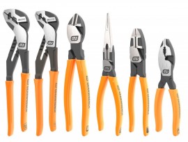 Gearwrench 82204-06 Pitbull Dipped Handle Mixed Plier Set, alloy steel-