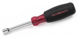 GearWrench 82752 <sup>15</sup>&amp;frasl;<sub>16</sub>&amp;quot; Hollow Shaft Cushion Grip Nutdriver, 3&amp;quot;-