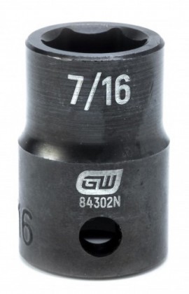 GearWrench 84302N &amp;frac38;&amp;quot; Drive 6-Point Standard Impact SAE Socket, &lt;sup&gt;7&lt;/sup&gt;&amp;frasl;&lt;sub&gt;16&lt;/sub&gt;&amp;quot;-