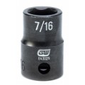 GearWrench 84302N &amp;frac38;&amp;quot; Drive 6-Point Standard Impact SAE Socket, &lt;sup&gt;7&lt;/sup&gt;&amp;frasl;&lt;sub&gt;16&lt;/sub&gt;&amp;quot;-