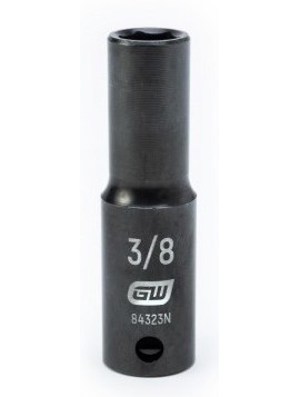 GearWrench 84323N &amp;frac38;&amp;quot; Drive 6-Point Deep Impact SAE Socket, &amp;frac38;&amp;quot;-