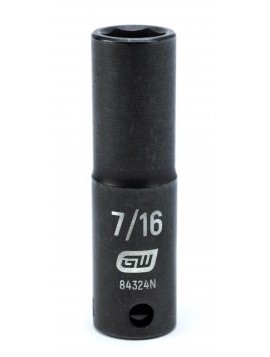 GearWrench 84324N &amp;frac38;&amp;quot; Drive 6-Point Deep Impact SAE Socket, &lt;sup&gt;7&lt;/sup&gt;&amp;frasl;&lt;sub&gt;16&lt;/sub&gt;&amp;quot;-