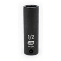 GearWrench 84325N &amp;frac38;&amp;quot; Drive 6-Point Deep Impact SAE Socket, &amp;frac12;&amp;quot;-