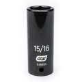 GearWrench 84555N &amp;frac12;&amp;quot; Drive 6-Point Deep Impact SAE Socket, &lt;sup&gt;15&lt;/sup&gt;&amp;frasl;&lt;sub&gt;16&lt;/sub&gt;&amp;quot;-