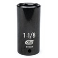 GearWrench 84558N &amp;frac12;&amp;quot; Drive 6-Point Deep Impact SAE Socket, 1&amp;frac18;&amp;quot;-
