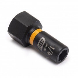 GearWrench 84751 &amp;frac14;&amp;quot; Drive Bolt Biter Impact Extraction Socket with &amp;frac14;&amp;quot; fastener-