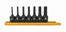 GearWrench 84912 &amp;frac38;&amp;quot; Drive Hex Bit Impact Metric Socket Set, 7-piece-